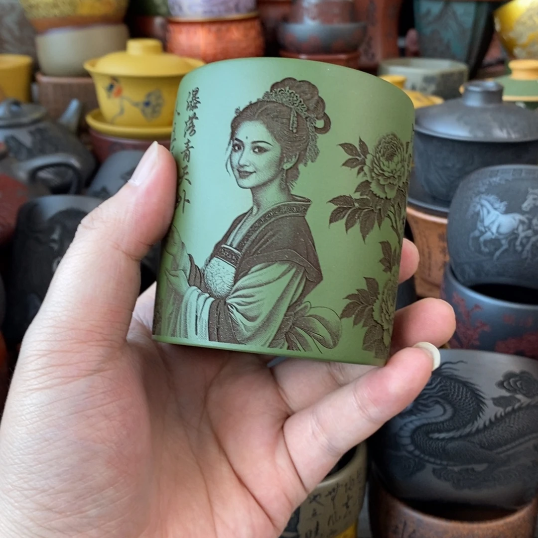宜兴全手工紫砂杯