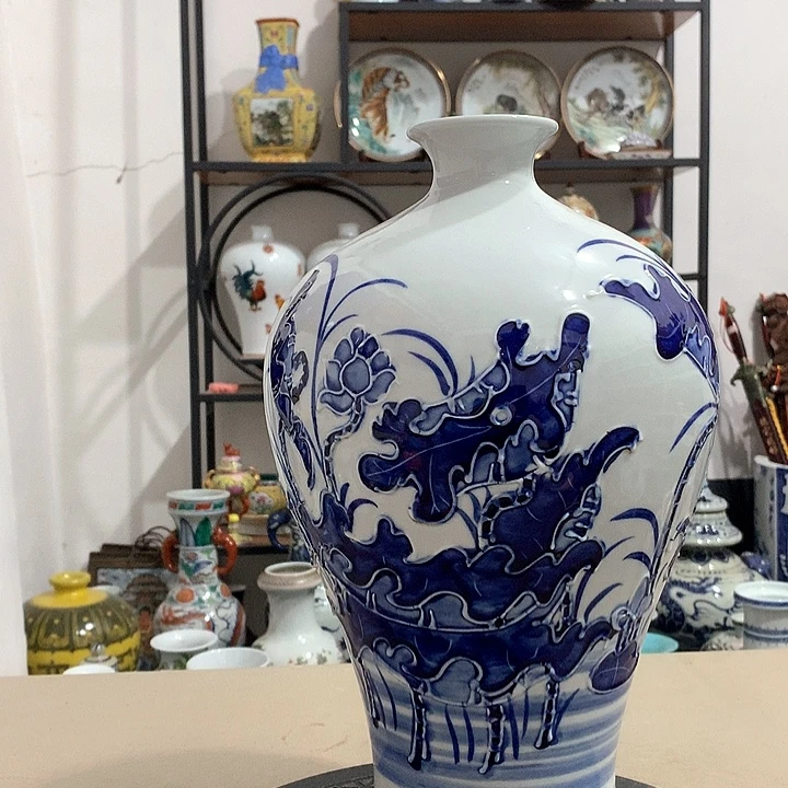 陶摆件博古架陶瓷摆件