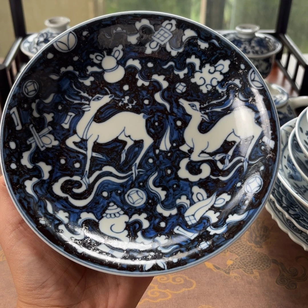 摆件景德镇手绘茶器