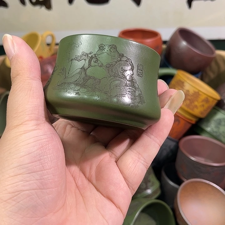 茶杯紫砂全手工紫砂主人杯