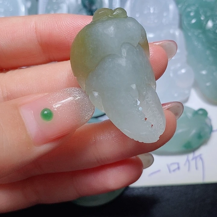 定制翡翠未镶嵌毛货付款后联系客服确认抛光