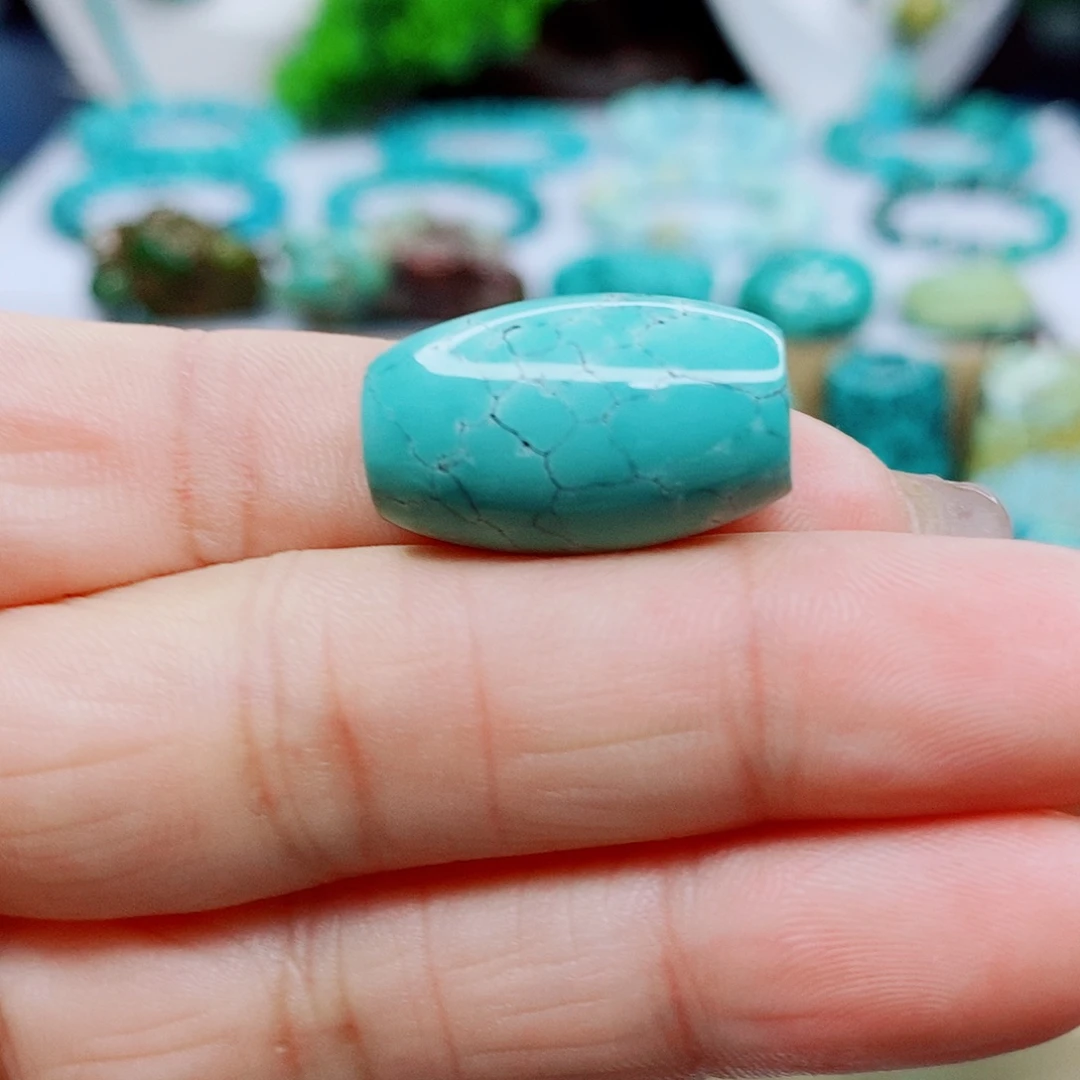 绿松石未镶嵌颈饰