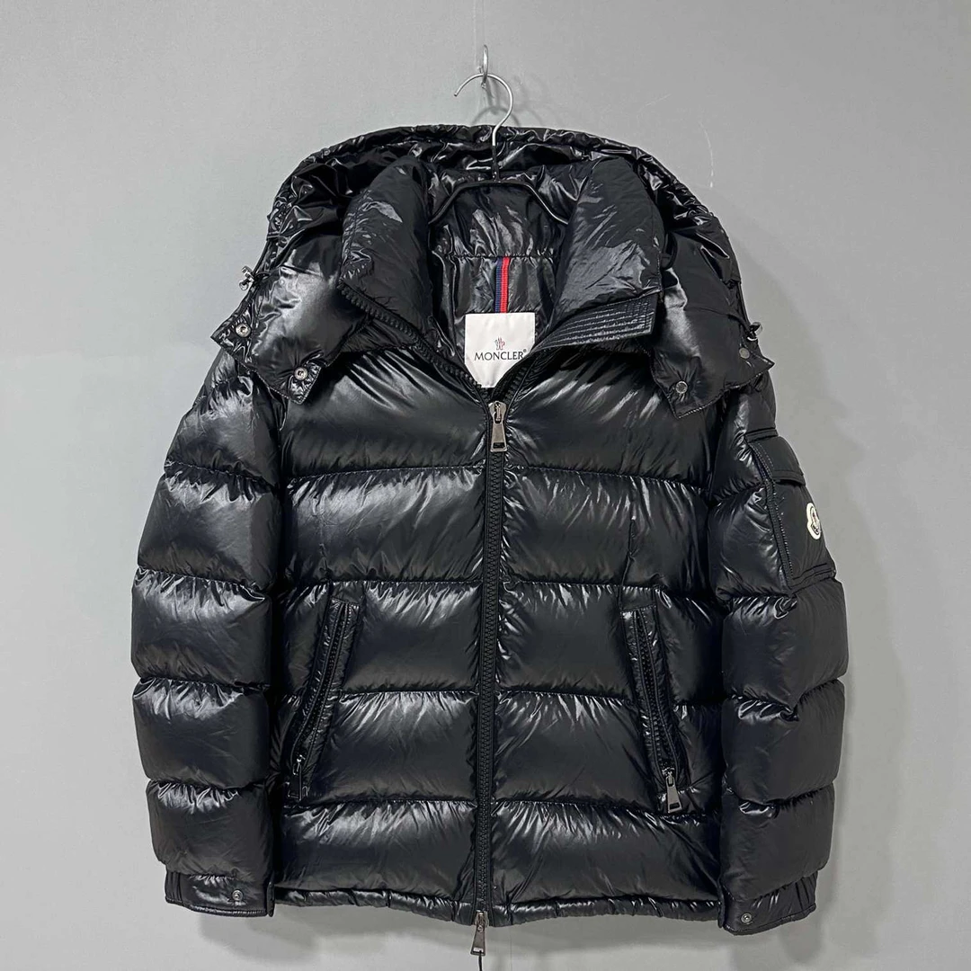 99新 MONCLER maire黑色羽绒服/1码/63005