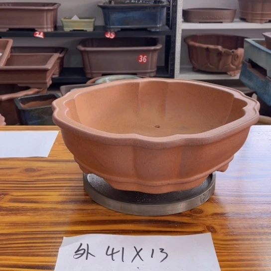 紫砂花盆满*仓宜兴王兵紫砂高温还原盆