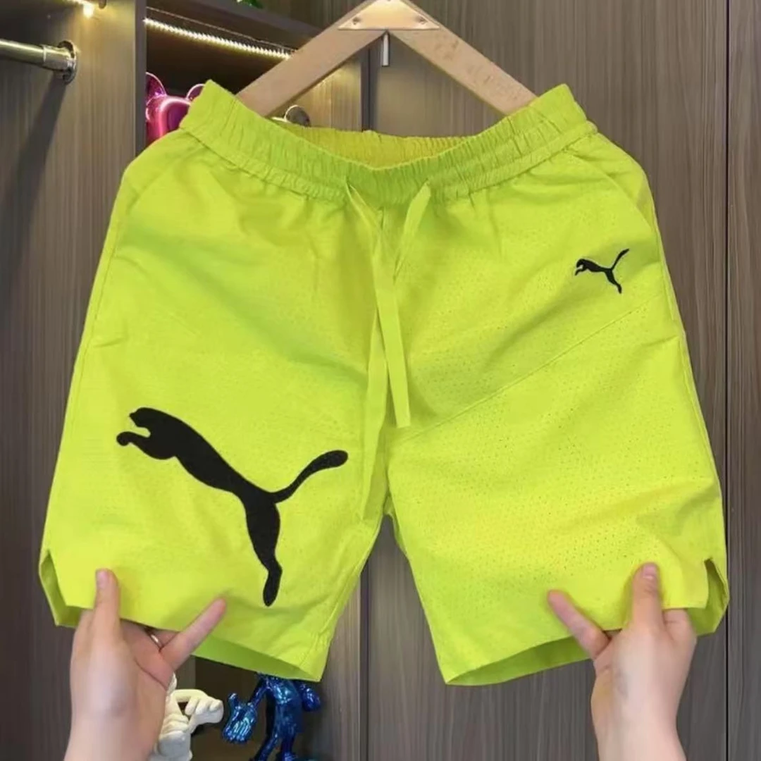 夏季新款男士潮流五分裤速干裤休闲薄款运动沙滩裤短裤运动裤透气