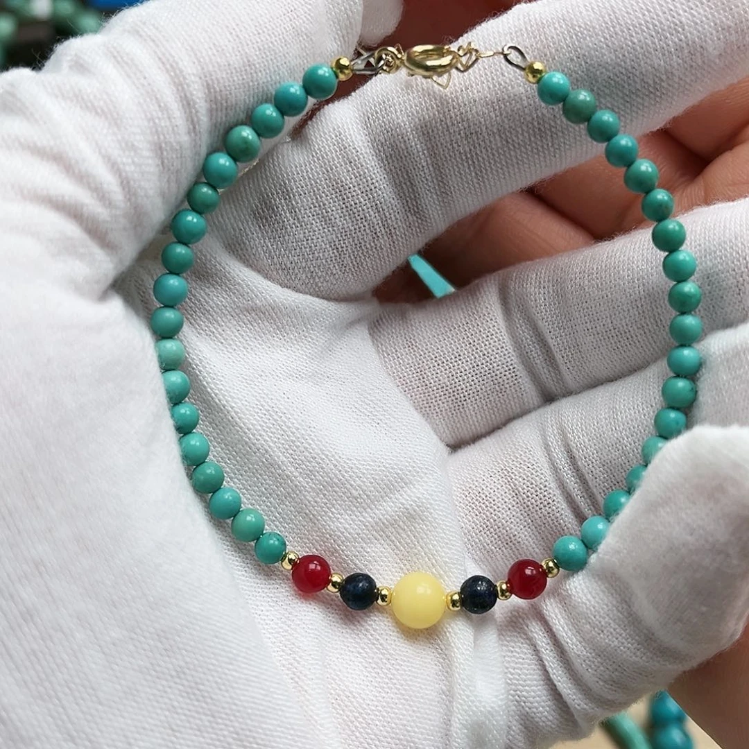 绿松石手串未镶嵌