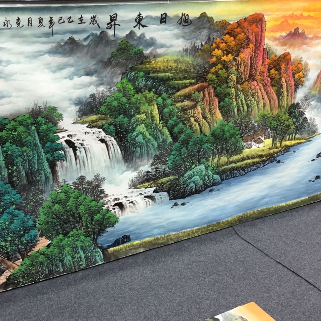 国画国画作品老师手绘