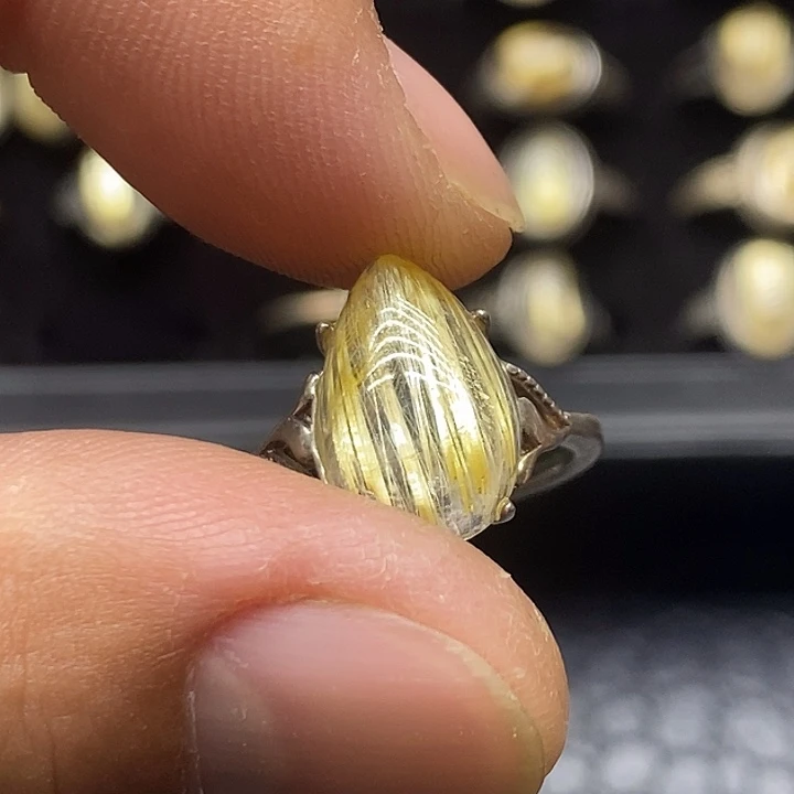 水晶银S925镶嵌珠宝半成品