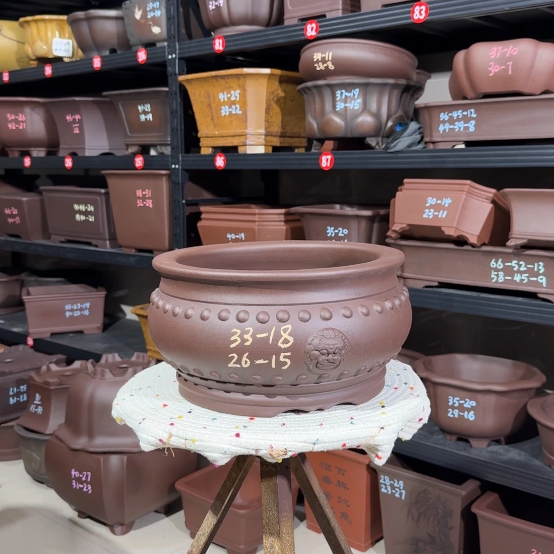 紫砂花盆紫砂花盆