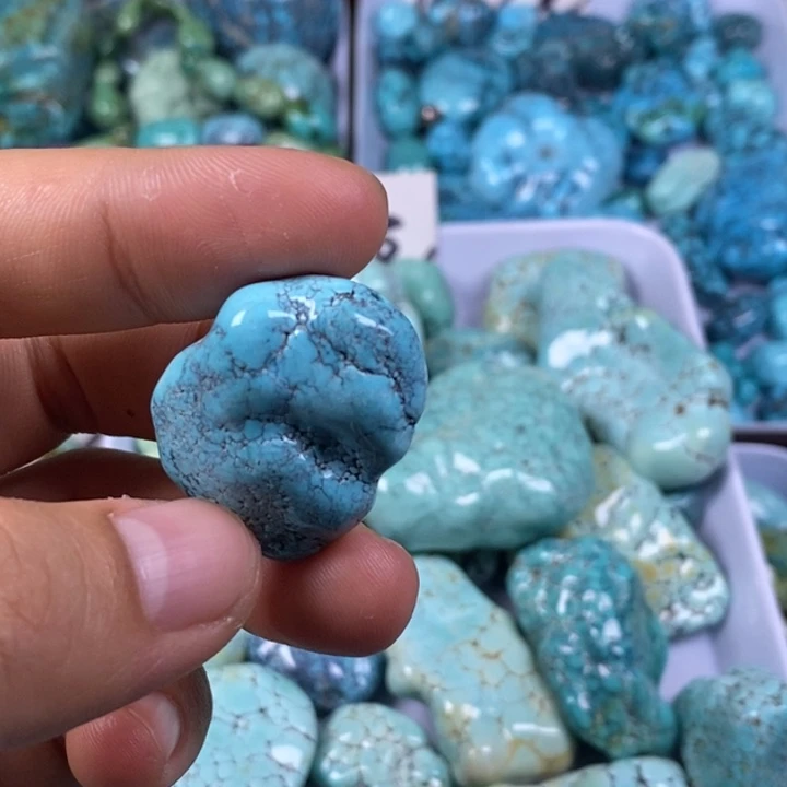 绿松石未镶嵌颈饰