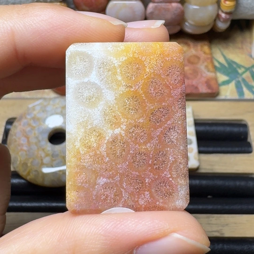 硅化玉沙沙料，好盘未镶嵌