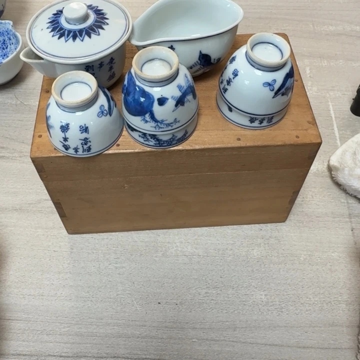 瓷片茶道具工艺品