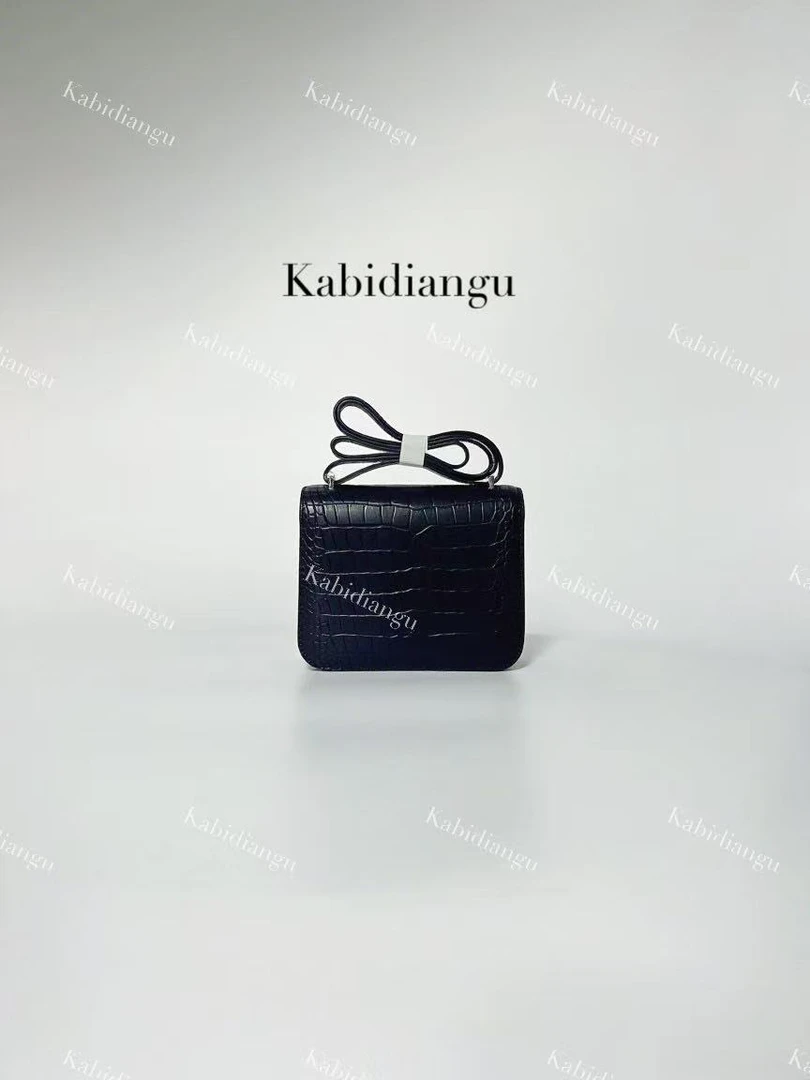 kabidiangu/卡比典古2025新款高定鳄鱼纹时尚高级手提斜挎女包KK