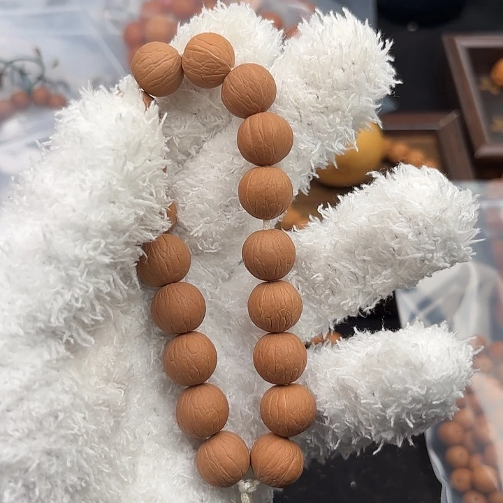 半***烟吊坠猴头核桃聚宝盆原皮