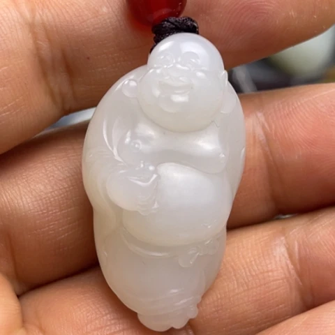 和田玉未镶嵌吊坠(不含链)