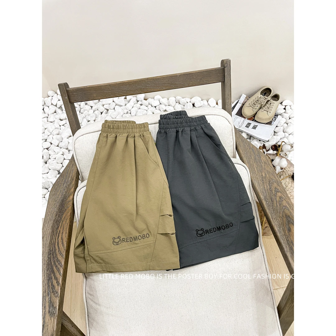 【现现】童装男童短裤2025夏季新款儿童休闲运动裤子MMK821726