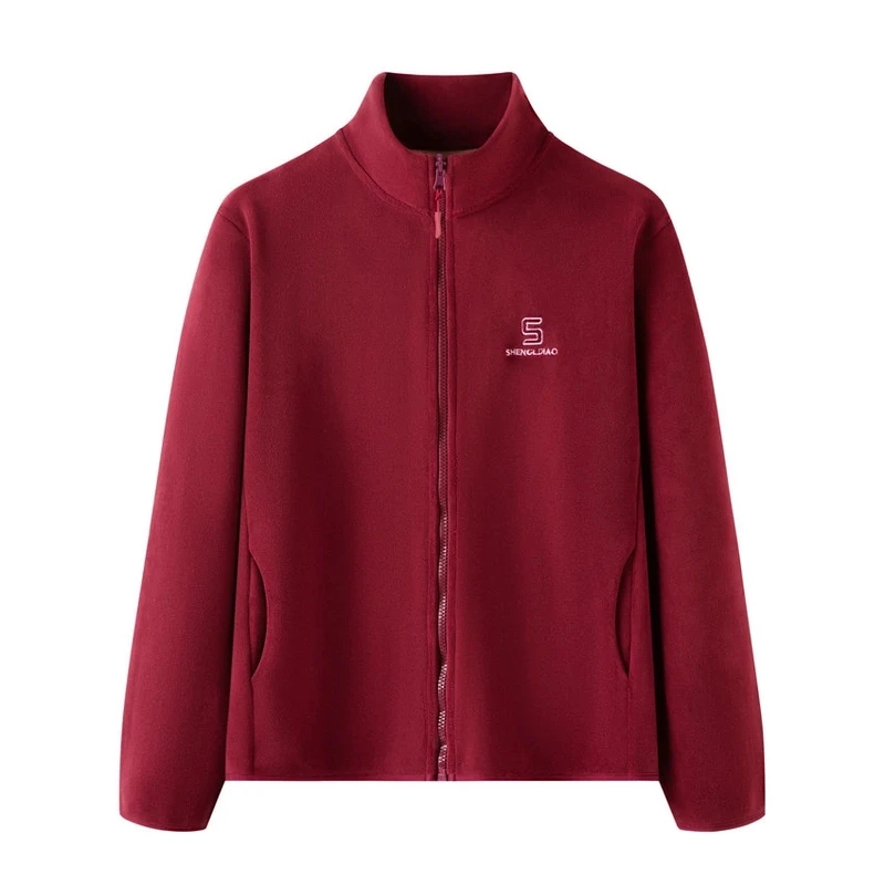 Y111绒奥粒绒外套早秋新款男女休闲百搭运动外套时尚立领开衫