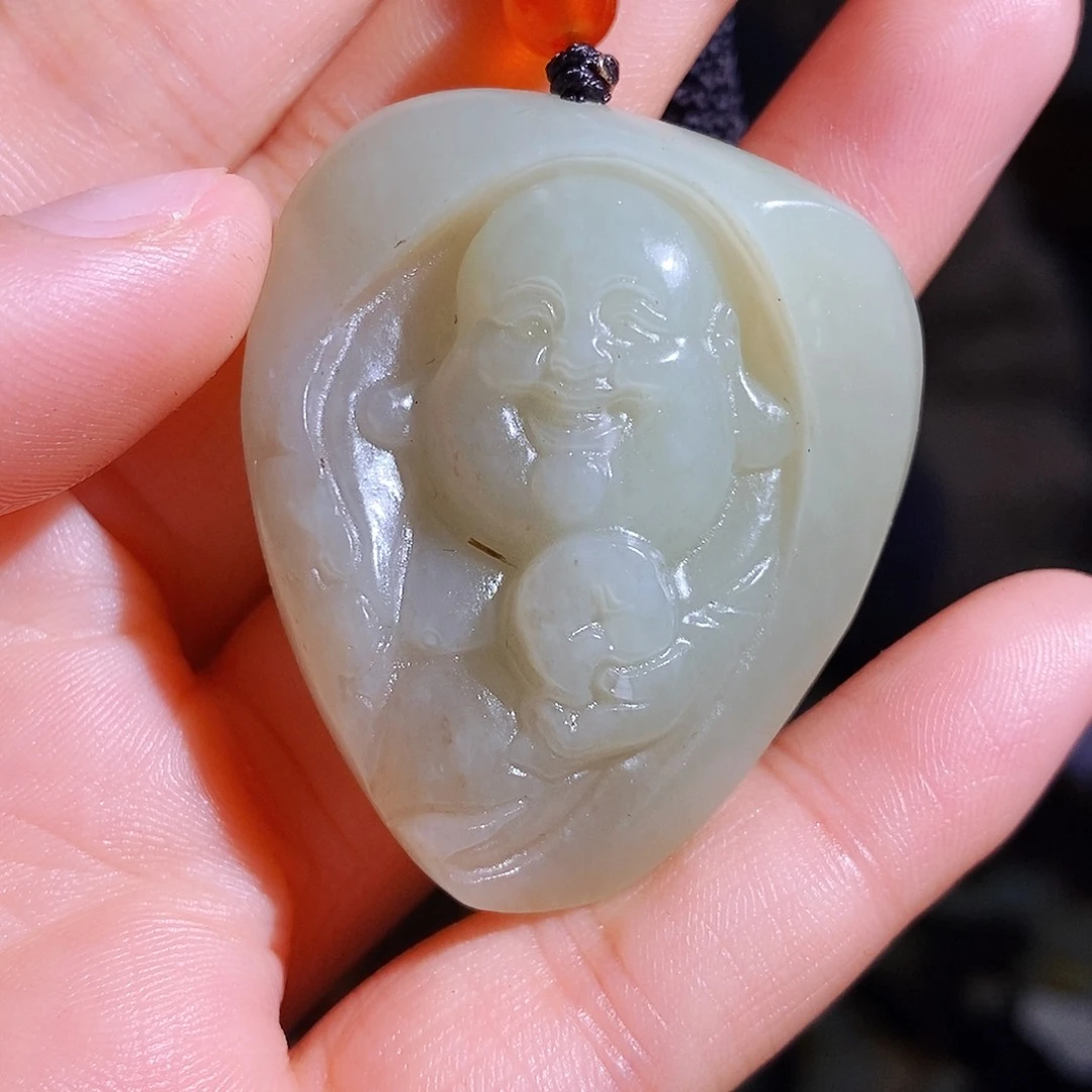 和田玉颈饰未镶嵌