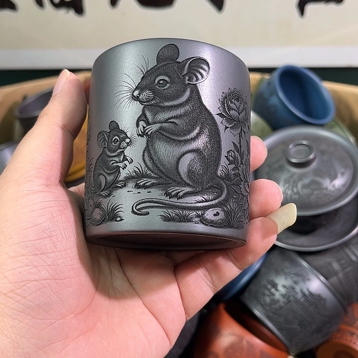 茶杯紫砂全手工紫砂主人杯