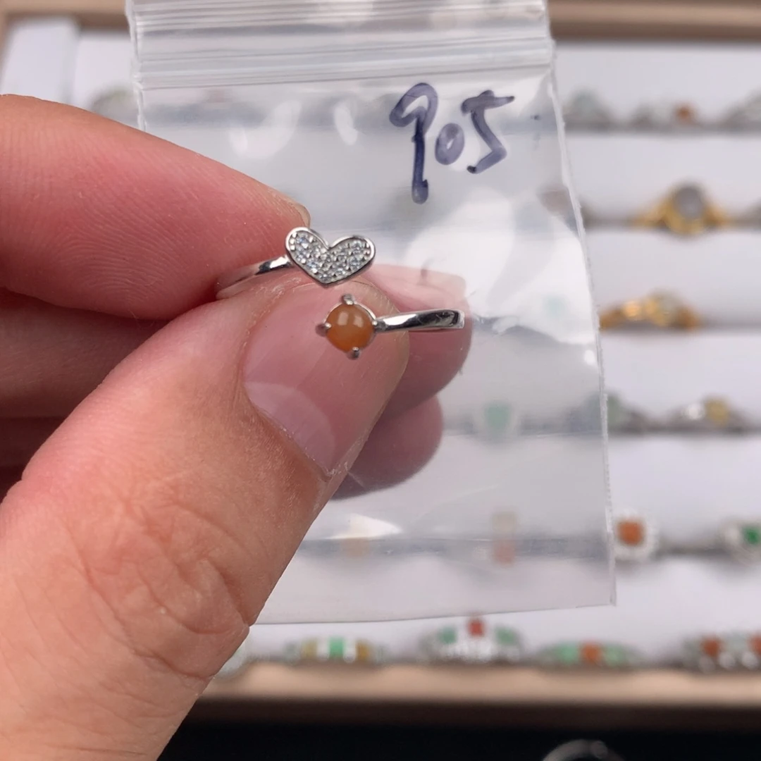 翡翠未镶嵌戒指905