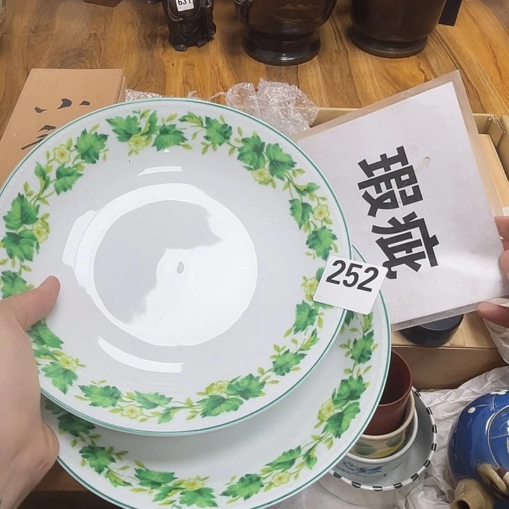 瓷片呀工艺品摆件瓷器摆件正能量