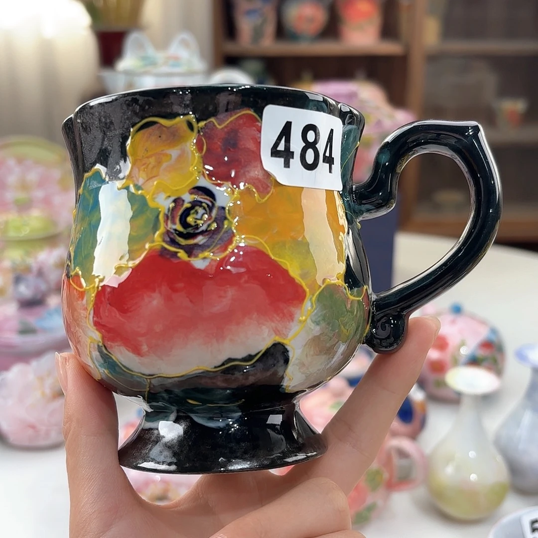 景德镇手绘高温釉下彩陶瓷茶具