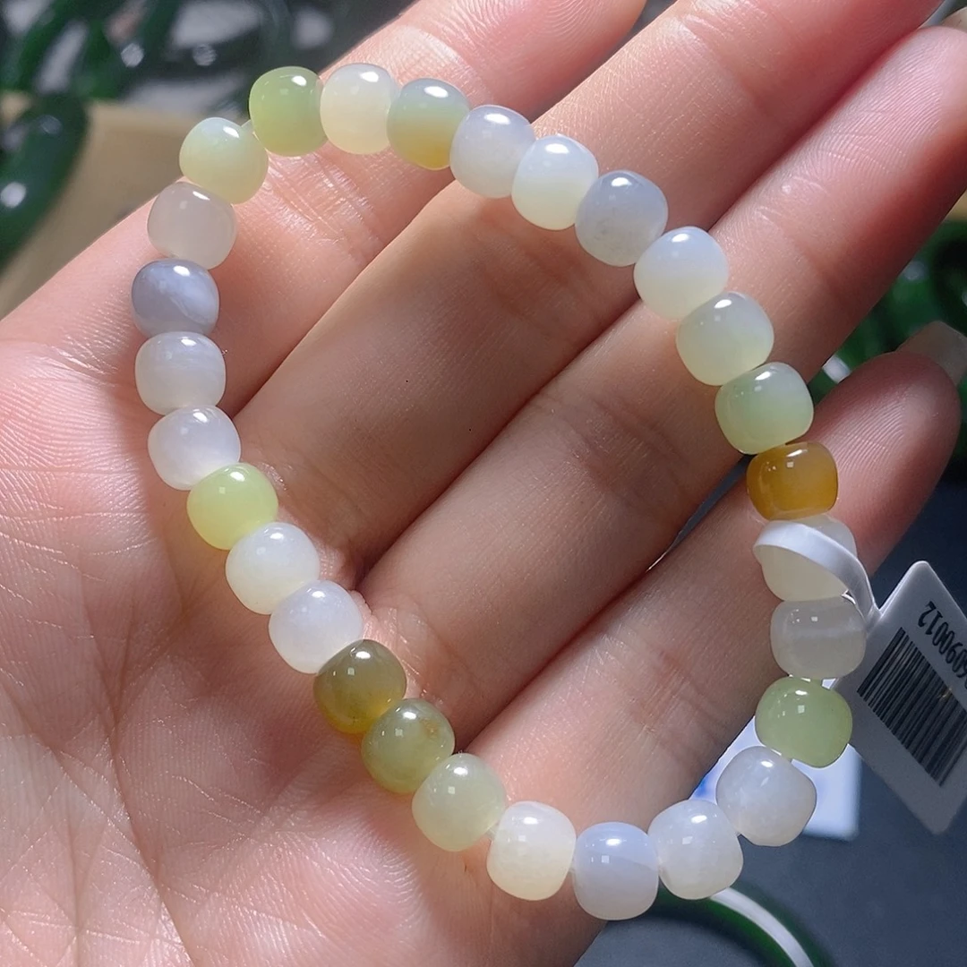 和田玉（碧玉）未镶嵌手链