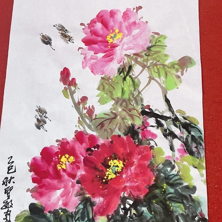 国画张圣敏先生纯手绘作品