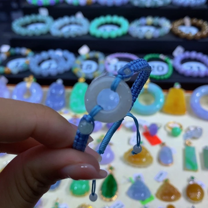 翡翠未镶嵌手链翡翠