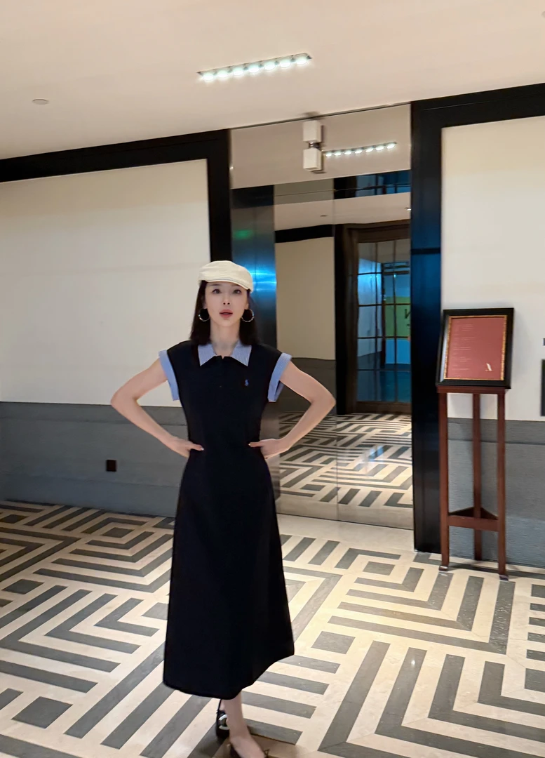 KK颜小新【诗子】设计感小众时尚气质舒适淑女夏季宽松无袖连衣裙