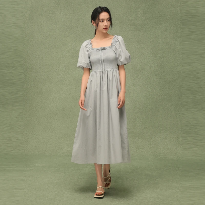 【直播专享浮力】都市梭织短款连衣裙AH42LQ418