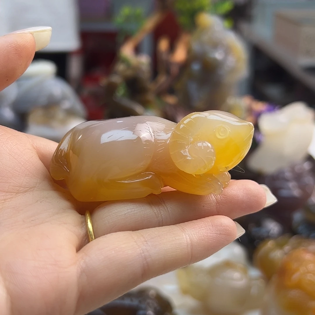 玛瑙/玉髓未镶嵌吊坠(不含链)