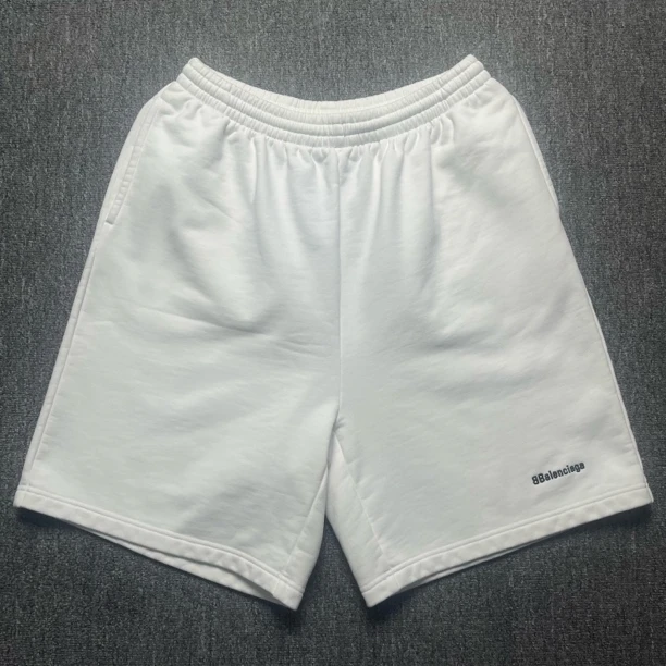 全新未使用 Balenciaga/巴黎世家 刺绣logo短裤/S码/全新/12236