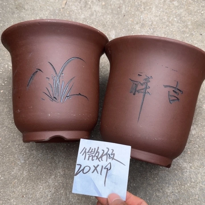 紫砂花盆特价清仓