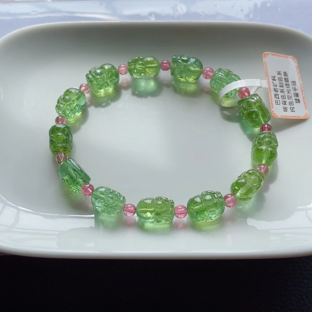 未镶嵌手链碧玺8mm左右