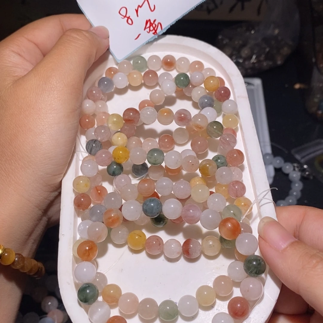 水晶未镶嵌颈饰多十样化处理不退换发1条01