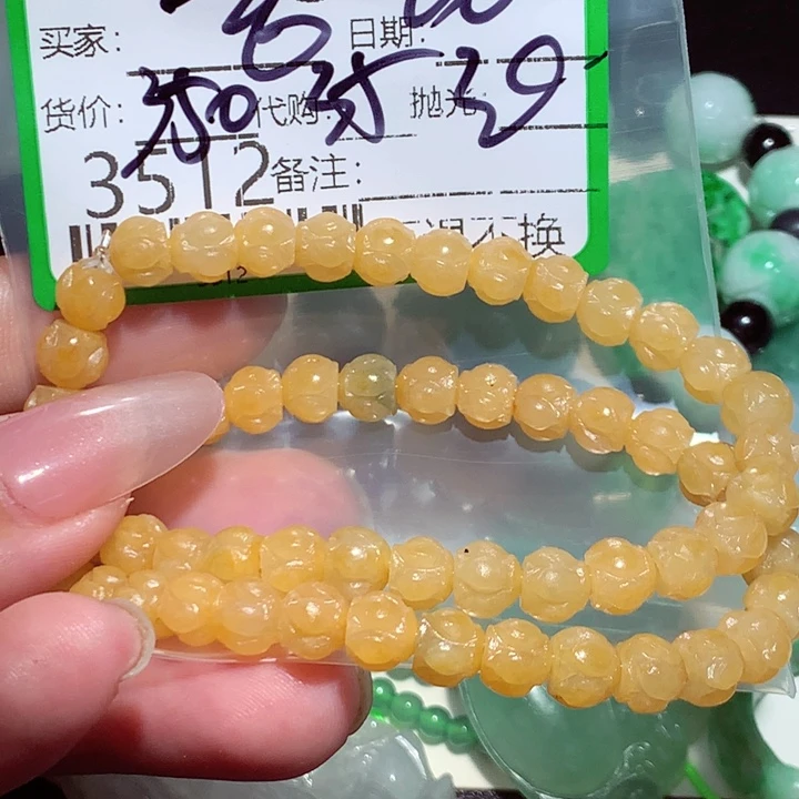 菩***缘翡翠未镶嵌颈饰The