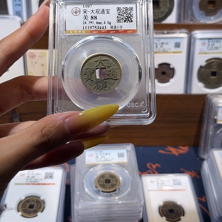 铜大观通宝 保真保老 88分 3443