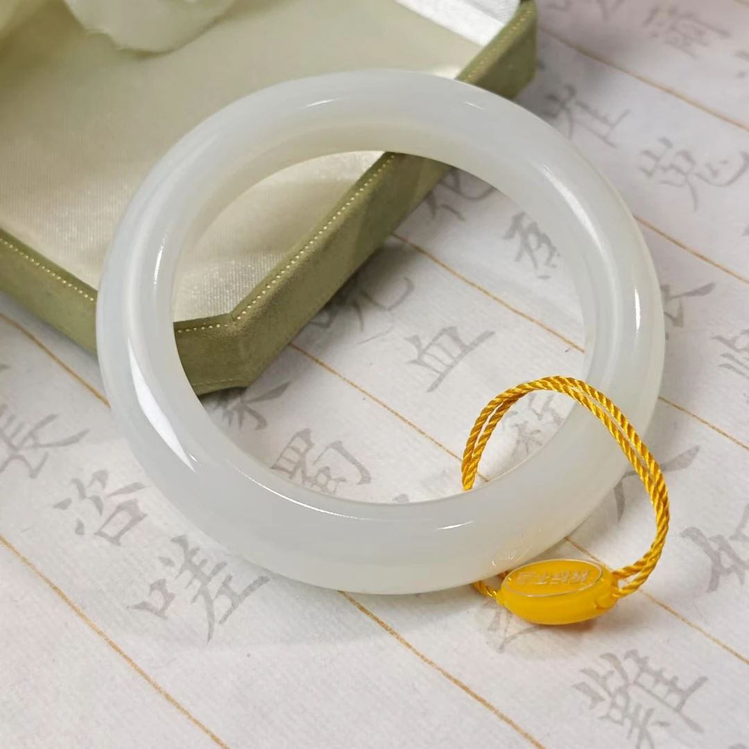 【小池专属】和田玉白玉手镯12*11 SRZC047