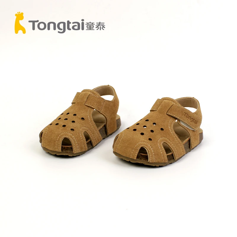 Tongtai/童泰儿童凉鞋夏季软底宝宝学步鞋外出鞋子T5203-38