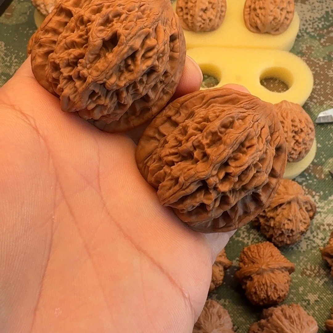 凡***点核桃文玩核桃虎头44