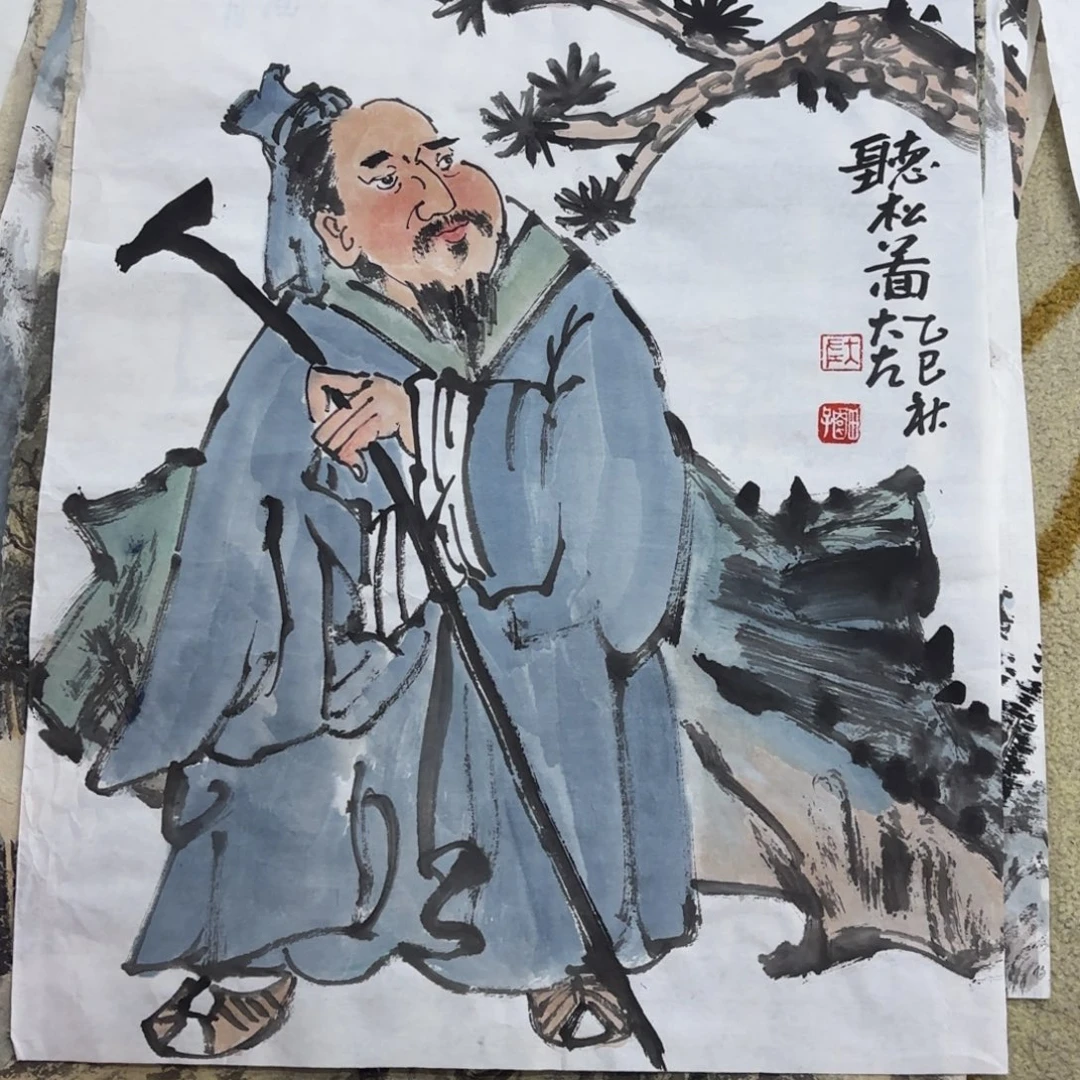 国画左庭强小品艺