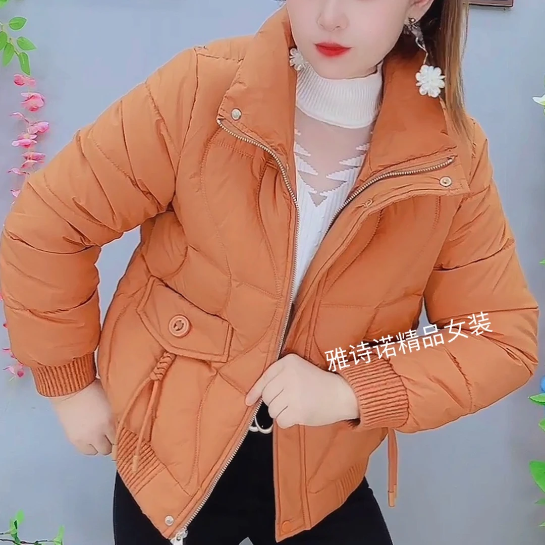 2025新款棉服冬季短款加厚时尚显瘦棉衣韩版立领棉袄保暖外套