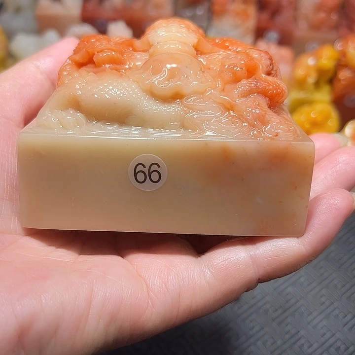 青***）老挝石老挝保利石印章