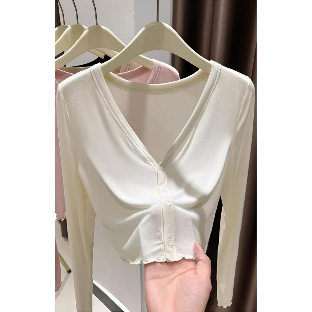 莫代尔开衫女短款夏季针织外搭披肩配吊带连衣裙防晒罩衫薄款外套