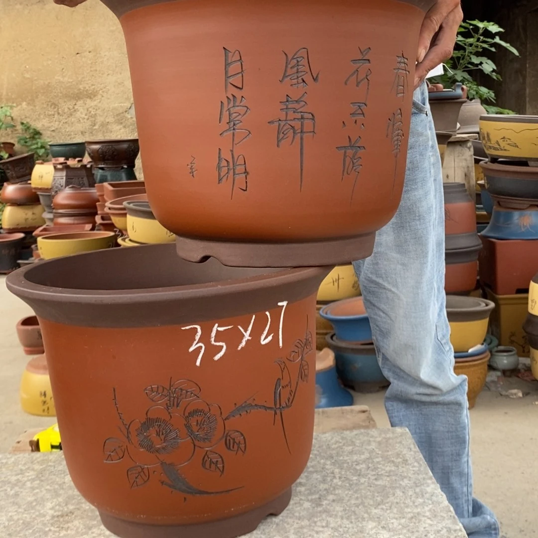 紫砂花盆紫砂壶的时候我就