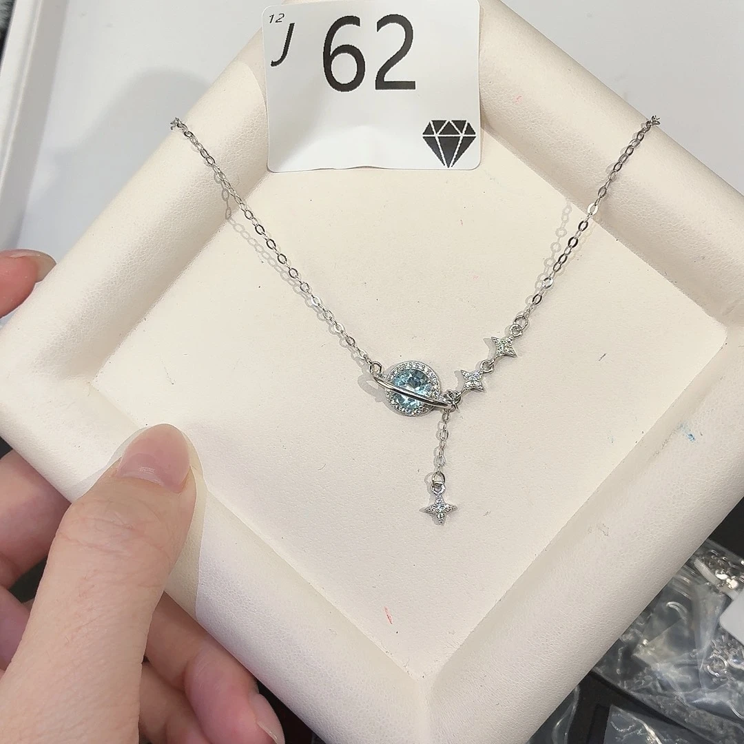 银S925镶嵌托帕石珠宝奇石