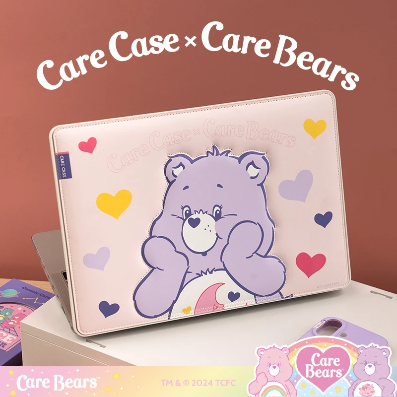 CARECASE 爱心小熊笔记本电脑保护套便携适用苹果 卡通原创联名