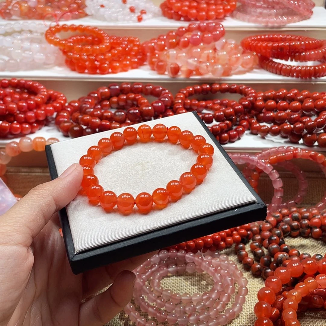洋***葱南红玛瑙未镶嵌手链