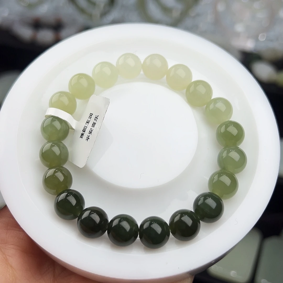 未镶嵌手串和田玉卡10